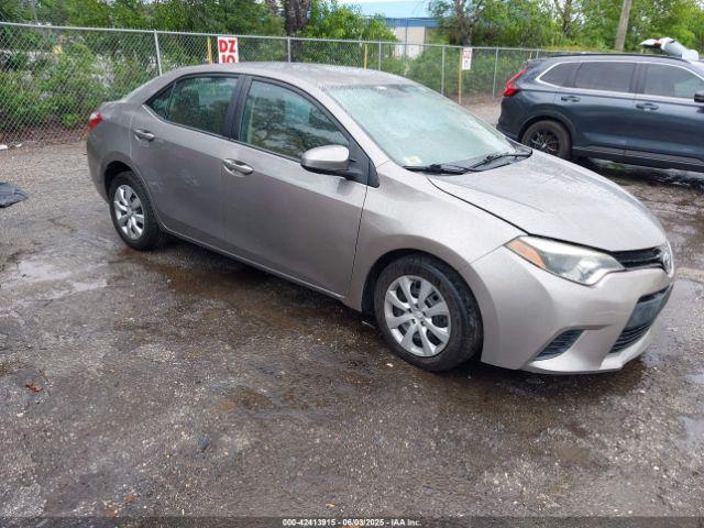  Salvage Toyota Corolla
