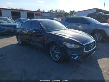  Salvage INFINITI Q50