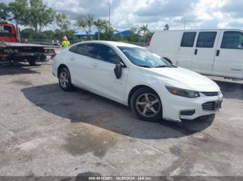  Salvage Chevrolet Malibu