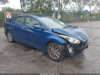  Salvage Hyundai ELANTRA