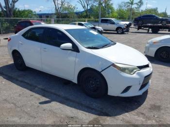  Salvage Toyota Corolla