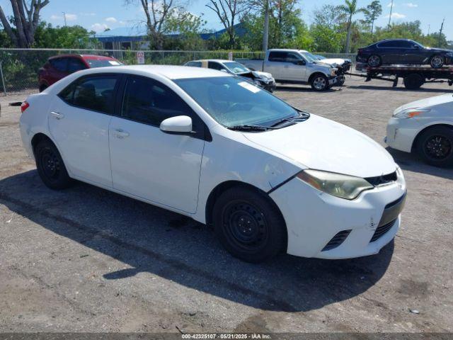  Salvage Toyota Corolla