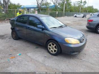  Salvage Toyota Corolla