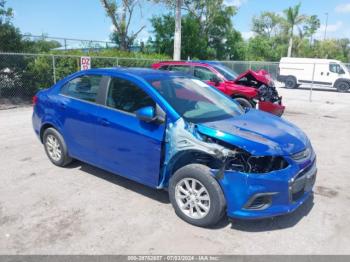  Salvage Chevrolet Sonic