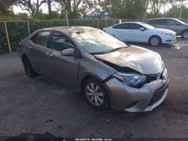  Salvage Toyota Corolla