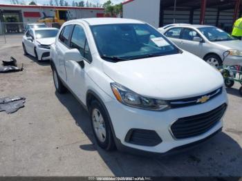  Salvage Chevrolet Trax