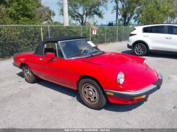  Salvage Alfa Romeo Veloce