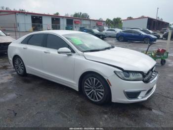  Salvage Lincoln MKZ Hybrid