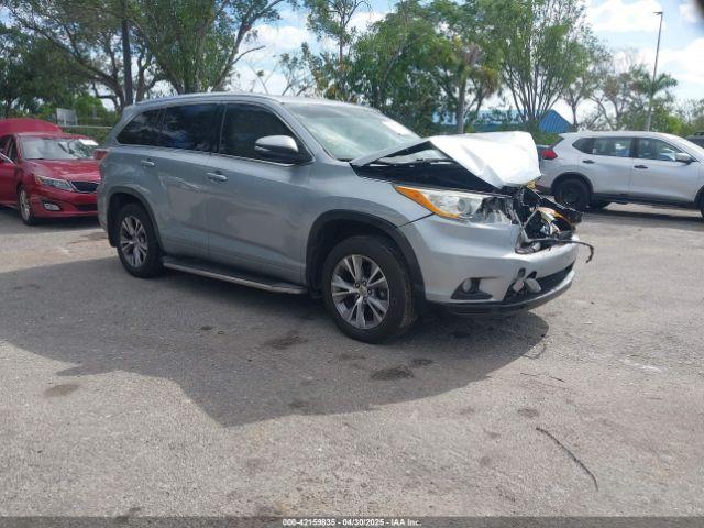  Salvage Toyota Highlander