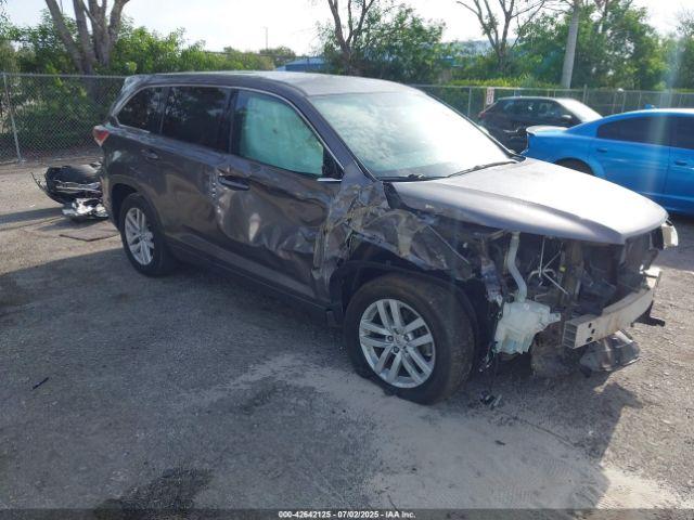  Salvage Toyota Highlander