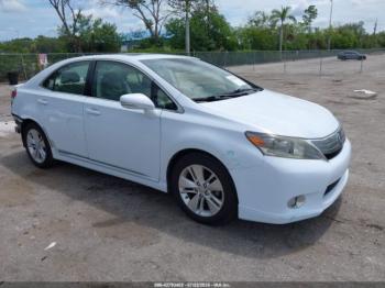  Salvage Lexus HS 250h