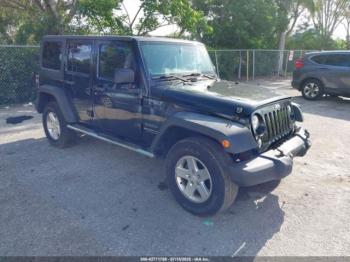  Salvage Jeep Wrangler