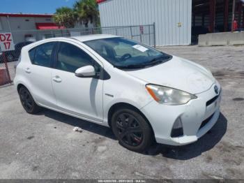  Salvage Toyota Prius c