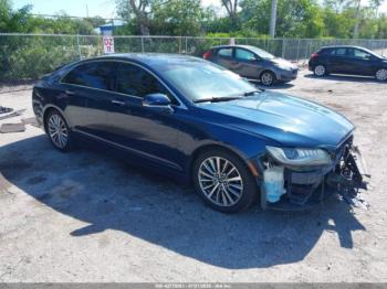  Salvage Lincoln MKZ Hybrid