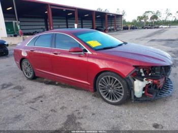  Salvage Lincoln MKZ Hybrid