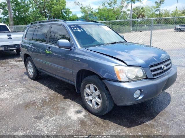  Salvage Toyota Highlander