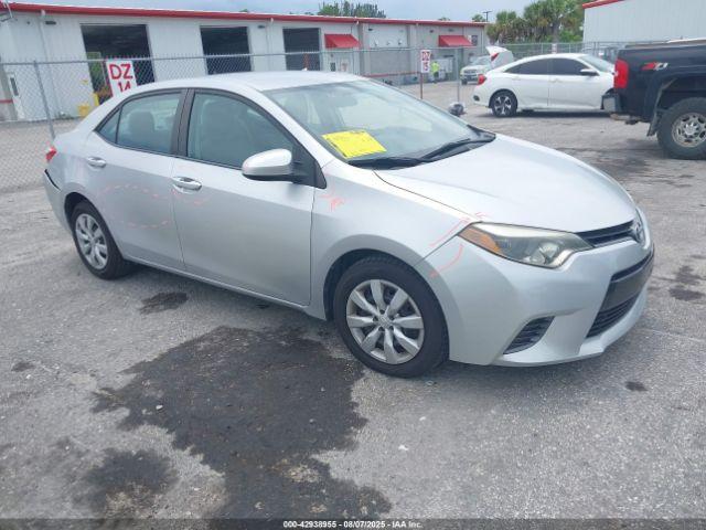  Salvage Toyota Corolla