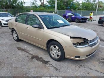  Salvage Chevrolet Malibu