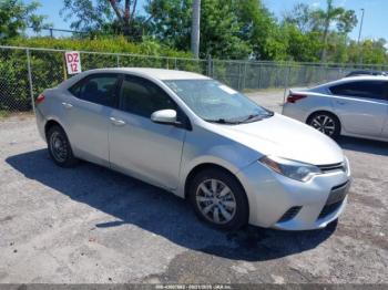  Salvage Toyota Corolla