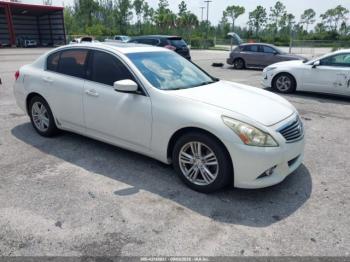  Salvage INFINITI G25x