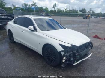  Salvage INFINITI Q50