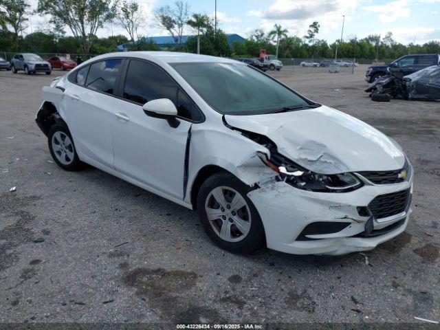  Salvage Chevrolet Cruze