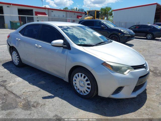 Salvage Toyota Corolla