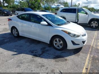 Salvage Hyundai ELANTRA