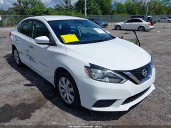  Salvage Nissan Sentra