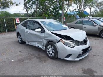  Salvage Toyota Corolla