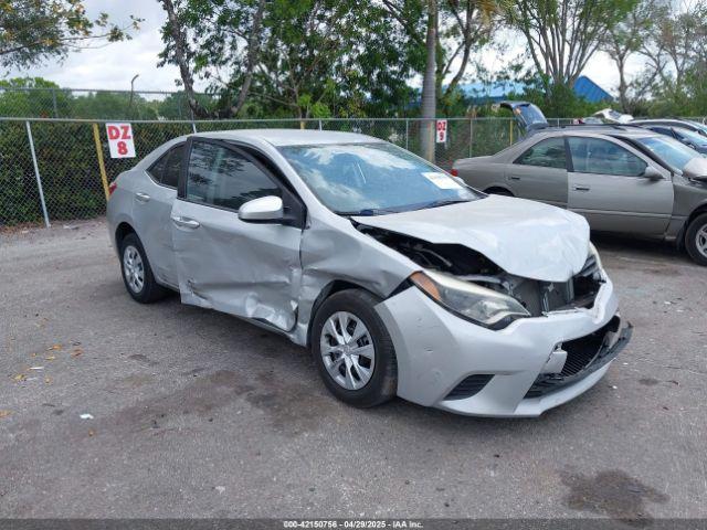  Salvage Toyota Corolla