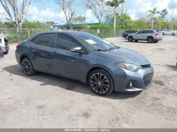  Salvage Toyota Corolla