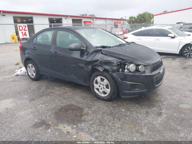 Salvage Chevrolet Sonic