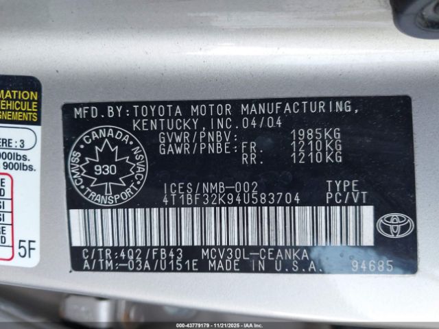 Toyota Camry Image 5