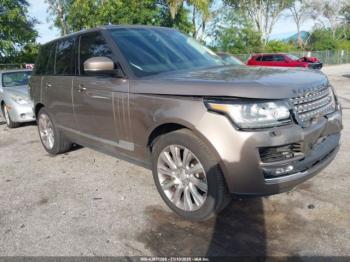  Salvage Land Rover Range Rover