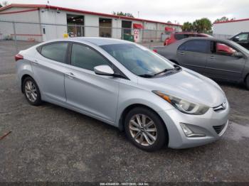  Salvage Hyundai ELANTRA