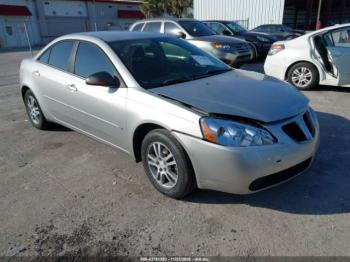  Salvage Pontiac G6