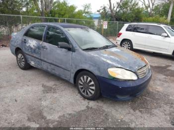  Salvage Toyota Corolla