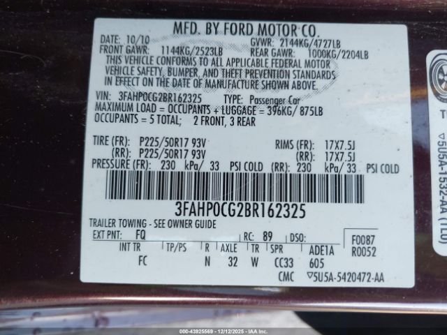 Ford Fusion Sel Image 16