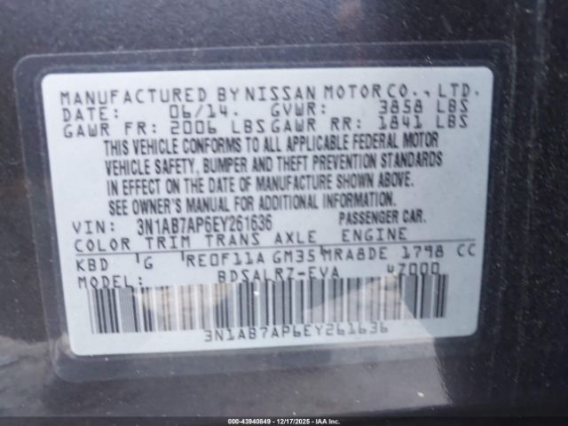 Nissan Sentra Sr Image 14