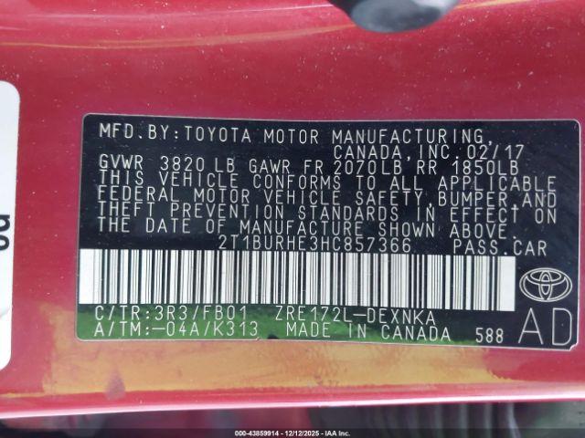 Toyota Corolla Le Image 7