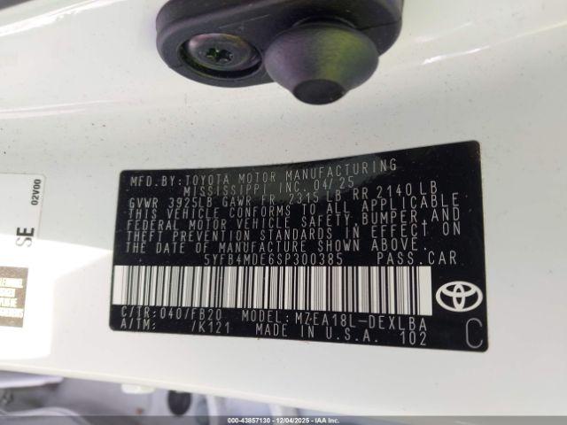 Toyota Corolla Le Image 3