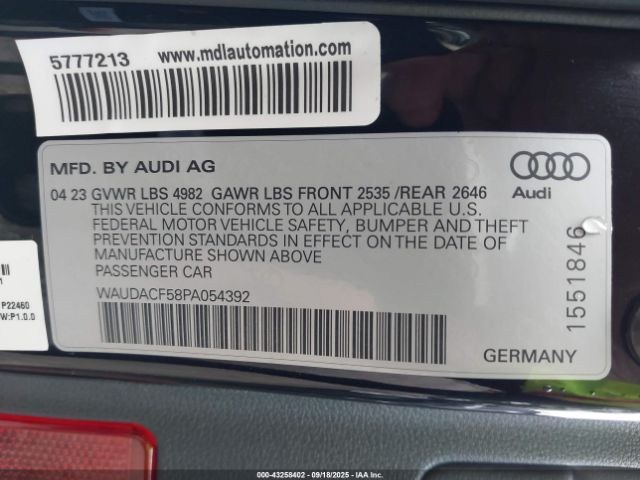 Audi A5 Premium 45 Tfsi S Line Quattro S Tronic Image 3