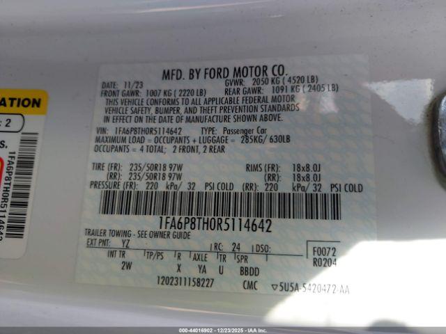 Ford Mustang Ecoboost Fastback Image 10