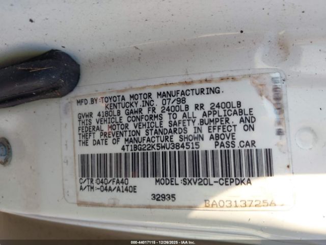 Toyota Camry Ce Image 4