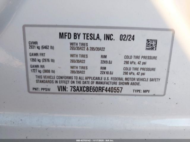 Tesla Model X Plaid Tri Motor All-wheel Drive Image 9