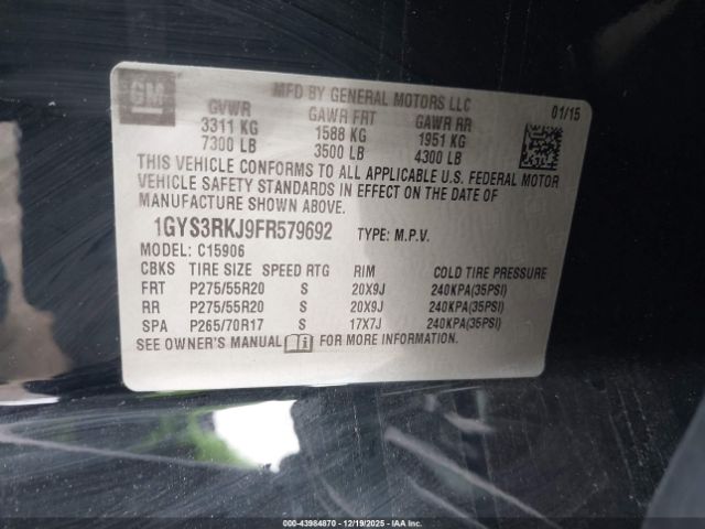 Cadillac Escalade Standard Image 16