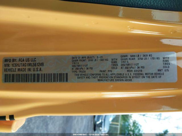 Jeep Gladiator Sport 4x4 Image 11