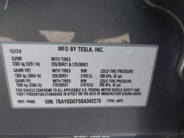 Tesla Model Y Performance Dual Motor All-wheel Drive Image 2